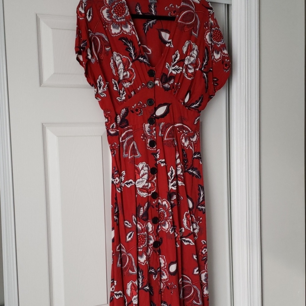 Paisley Print Dress